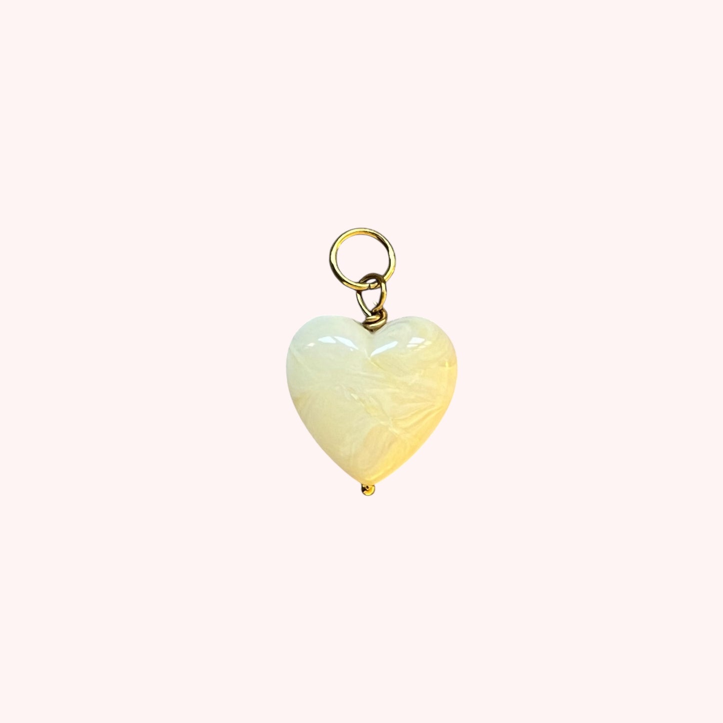 PENDENTIF COEUR RÉSINE - MEDIUM