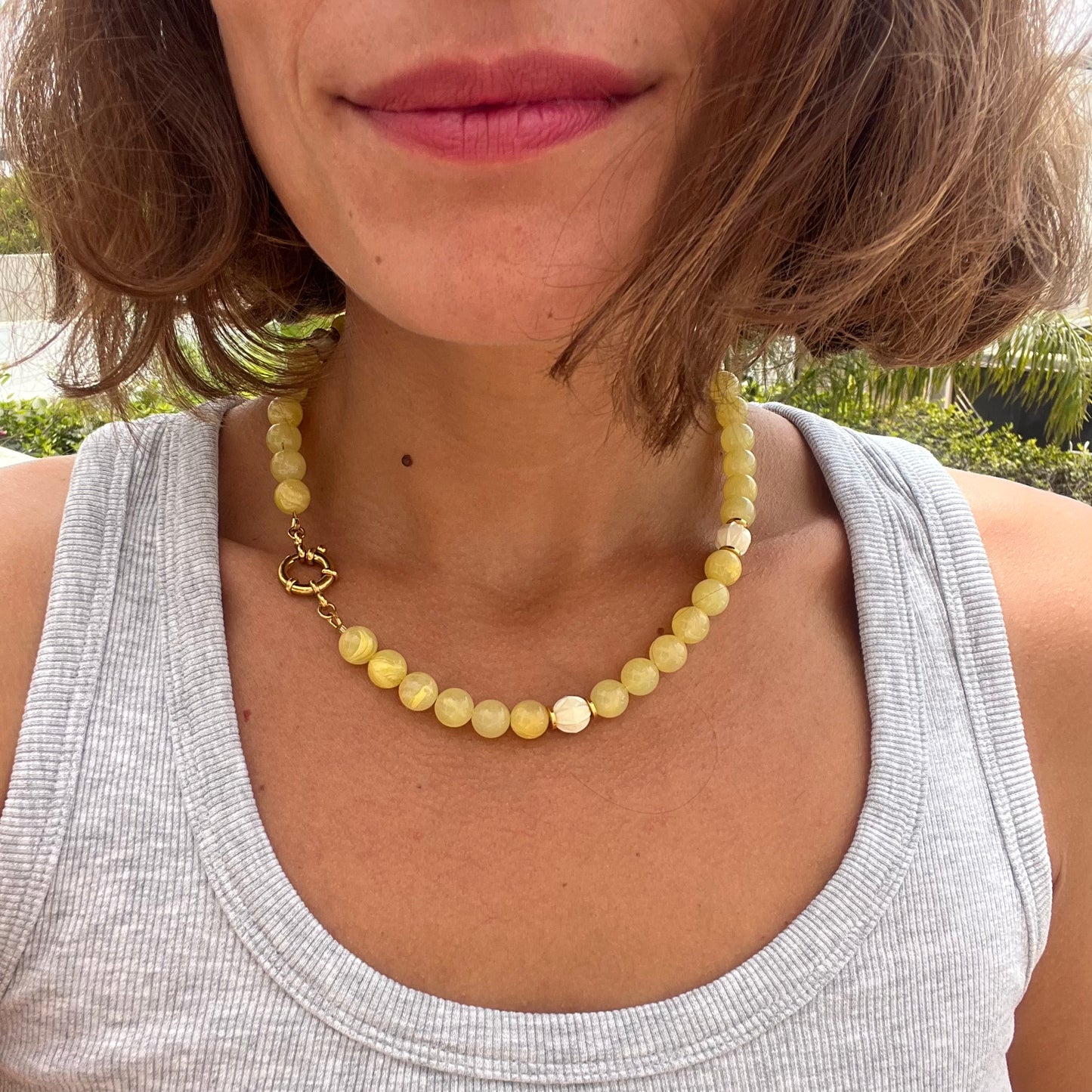 COLLIER SAILOR - JAUNE