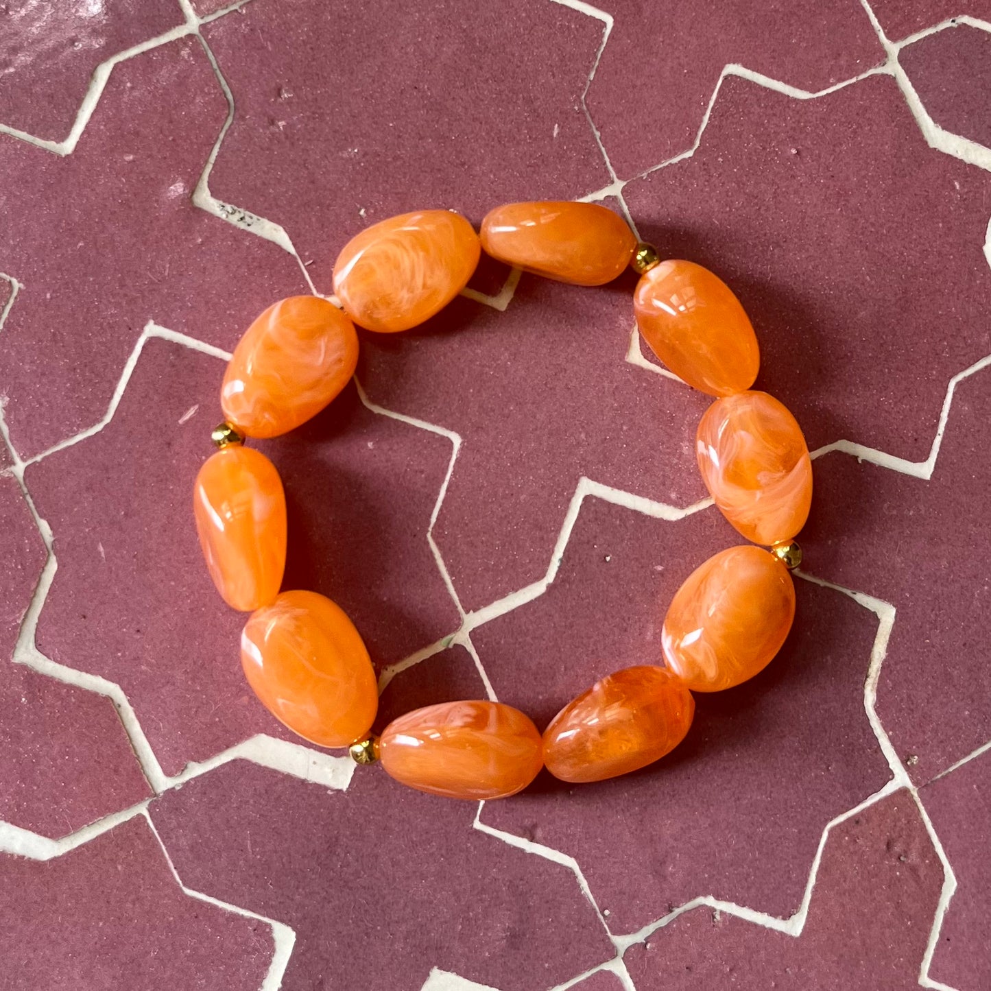 BRACELET BOUGAINVILLIER - ORANGE