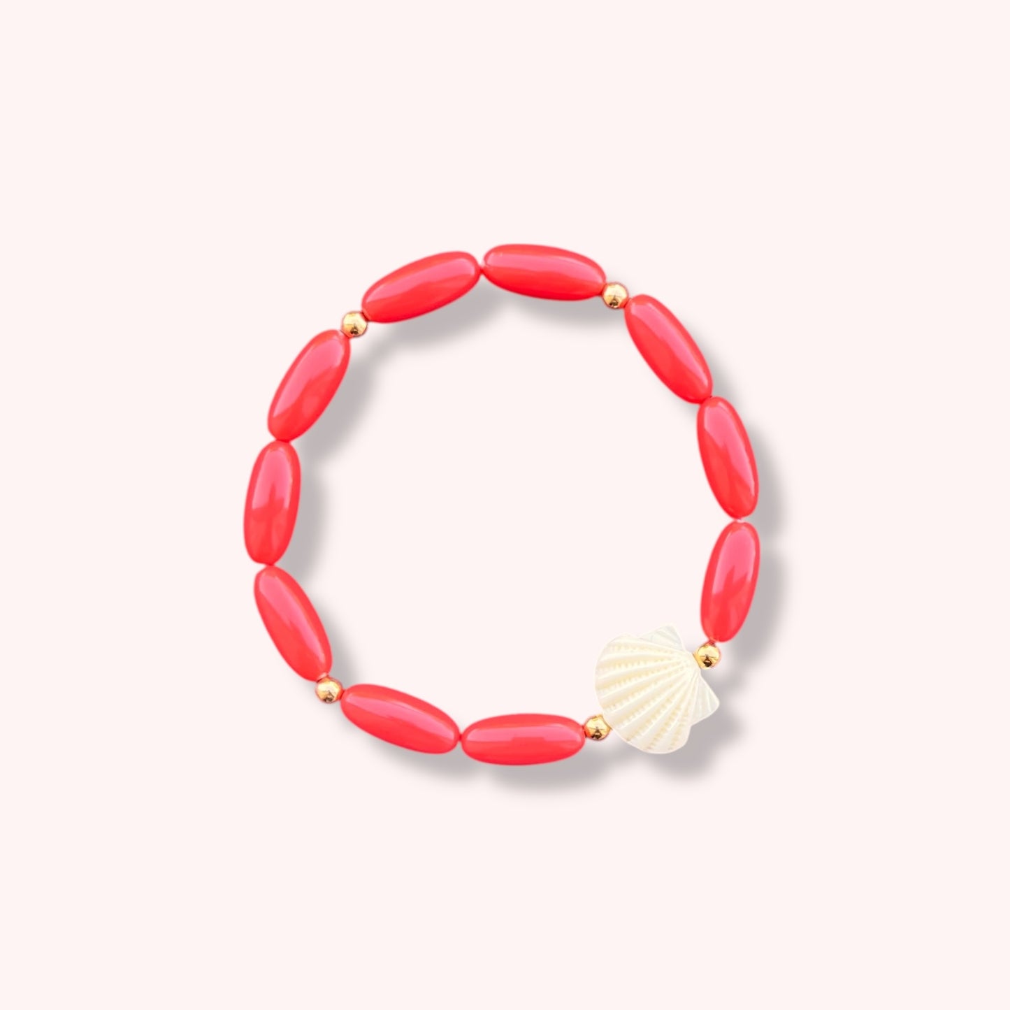 BRACELET COQUILLAGE - TERRACOTTA