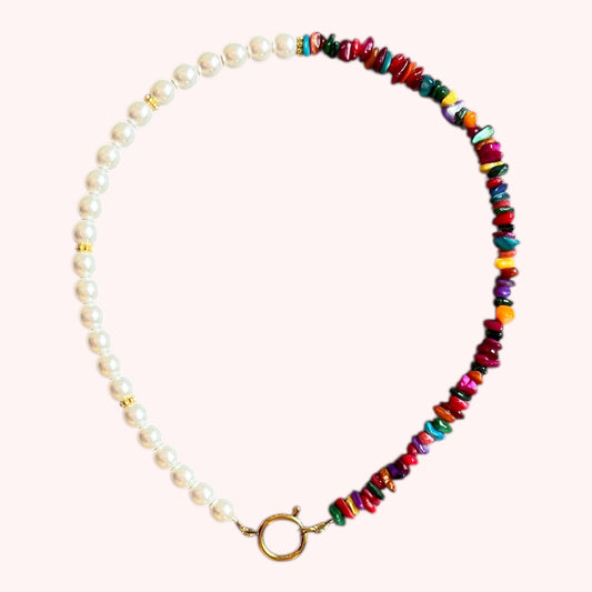 COLLIER CHIPS COQUILLAGE