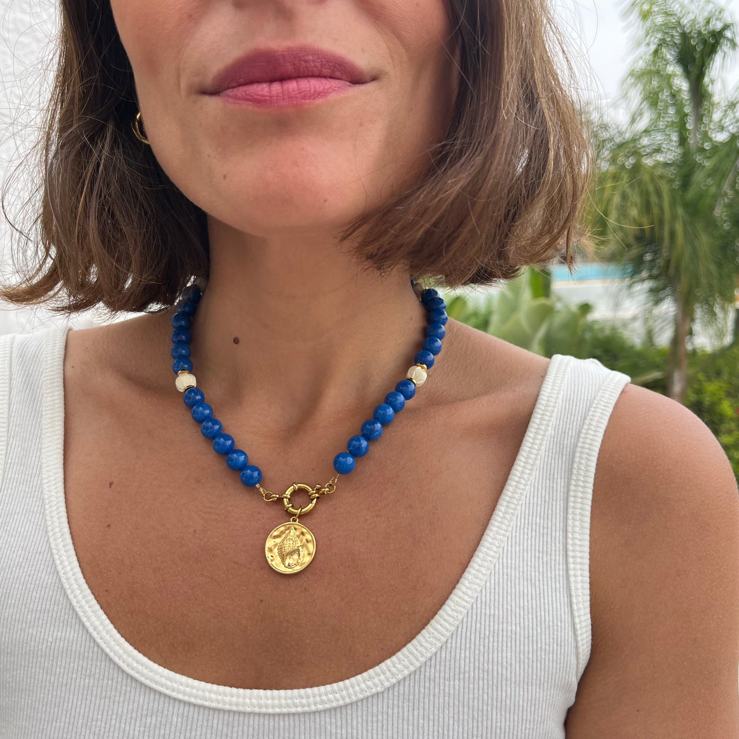 COLLIER SAILOR - BLEU