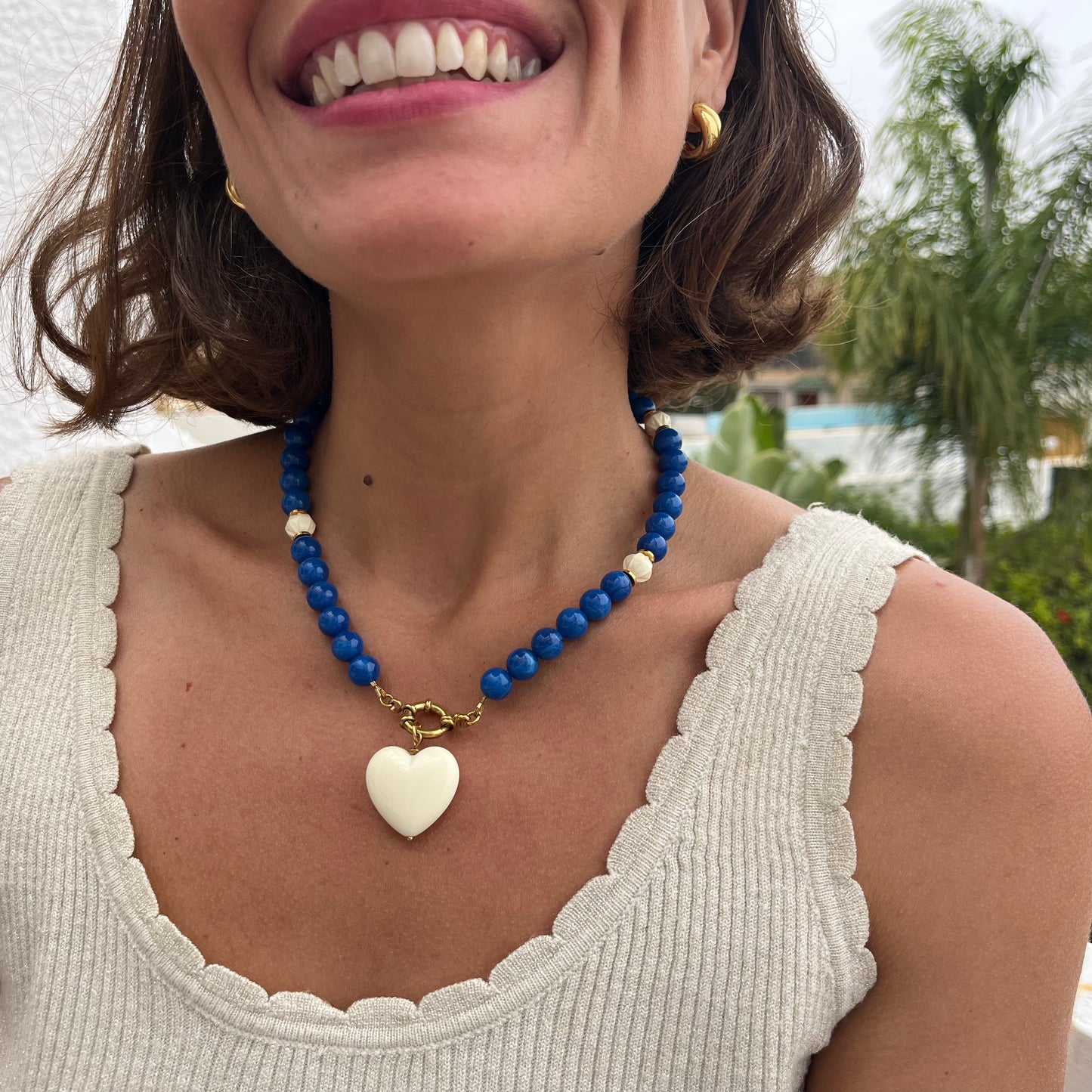 COLLIER SAILOR - BLEU