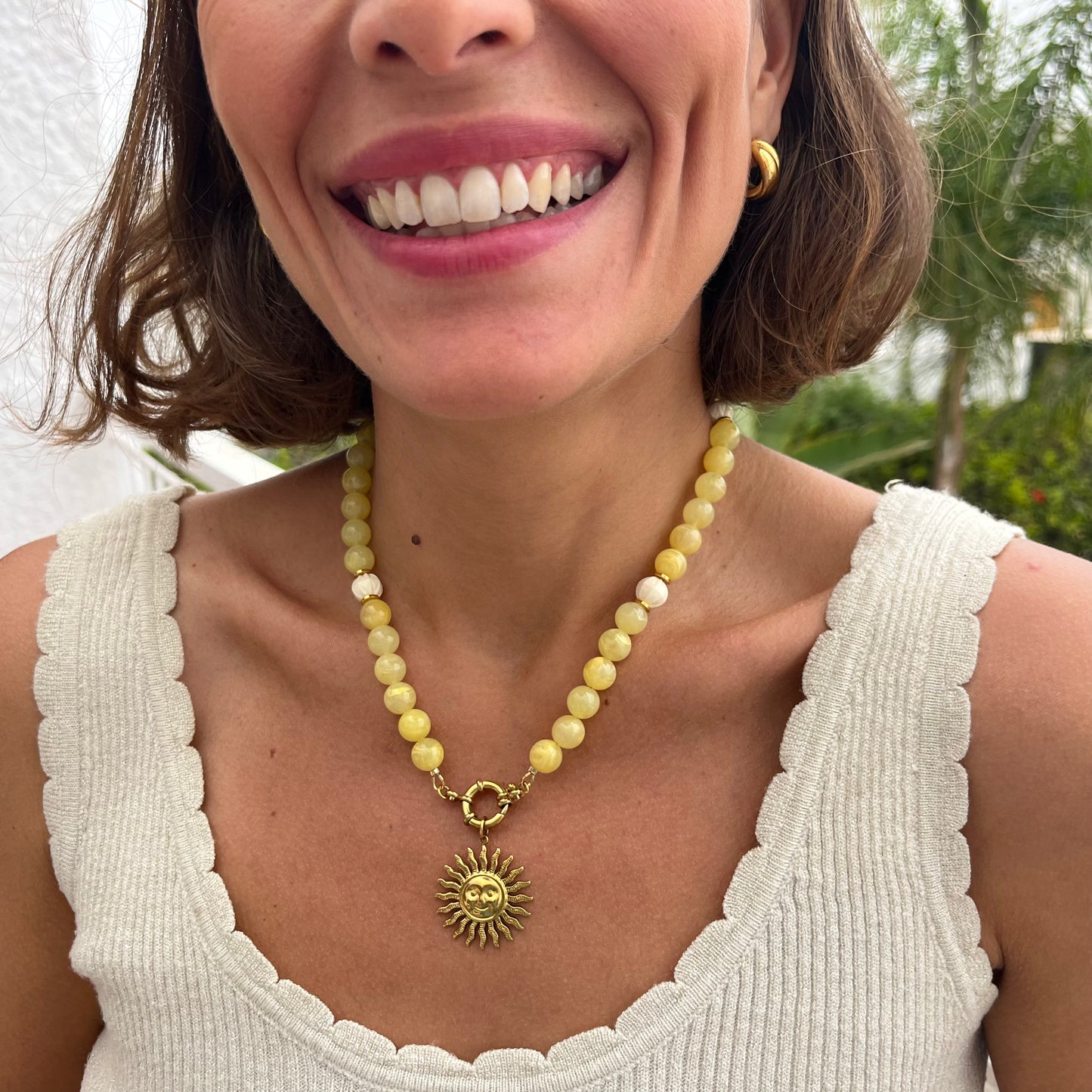 COLLIER SAILOR - JAUNE