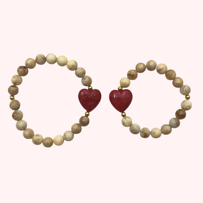 BRACELETS DUO CŒUR À CŒUR