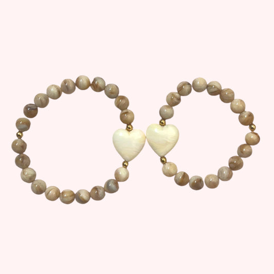 BRACELETS DUO CŒUR À CŒUR