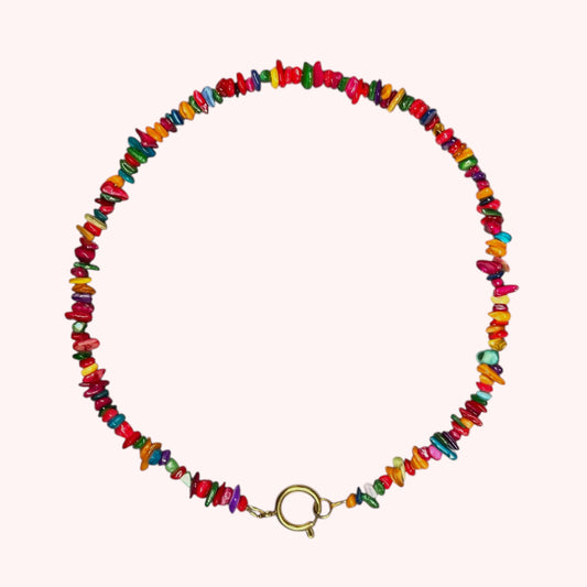 COLLIER CHIPS COQUILLAGE