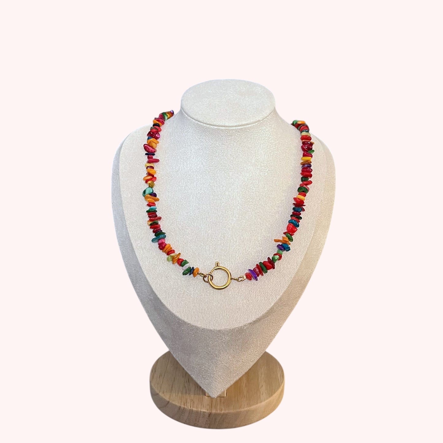 COLLIER CHIPS COQUILLAGE
