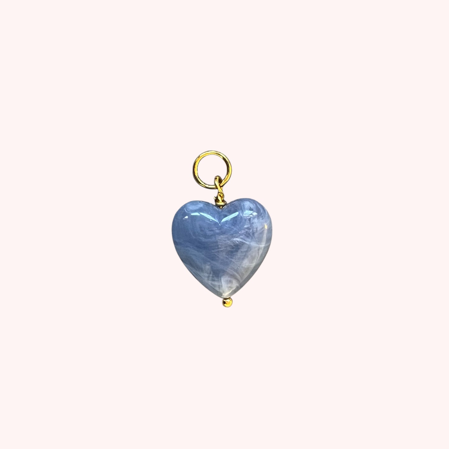 PENDENTIF COEUR RÉSINE - MEDIUM