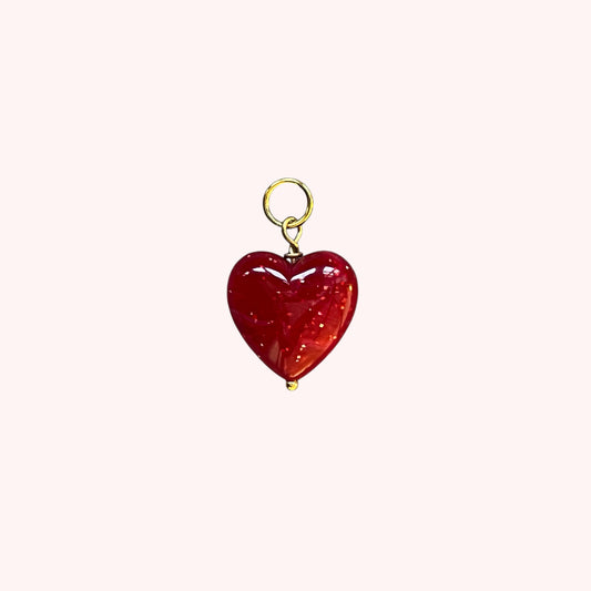 PENDENTIF COEUR RÉSINE - MEDIUM