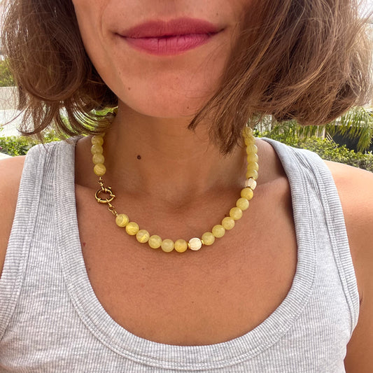 COLLIER SAILOR - JAUNE