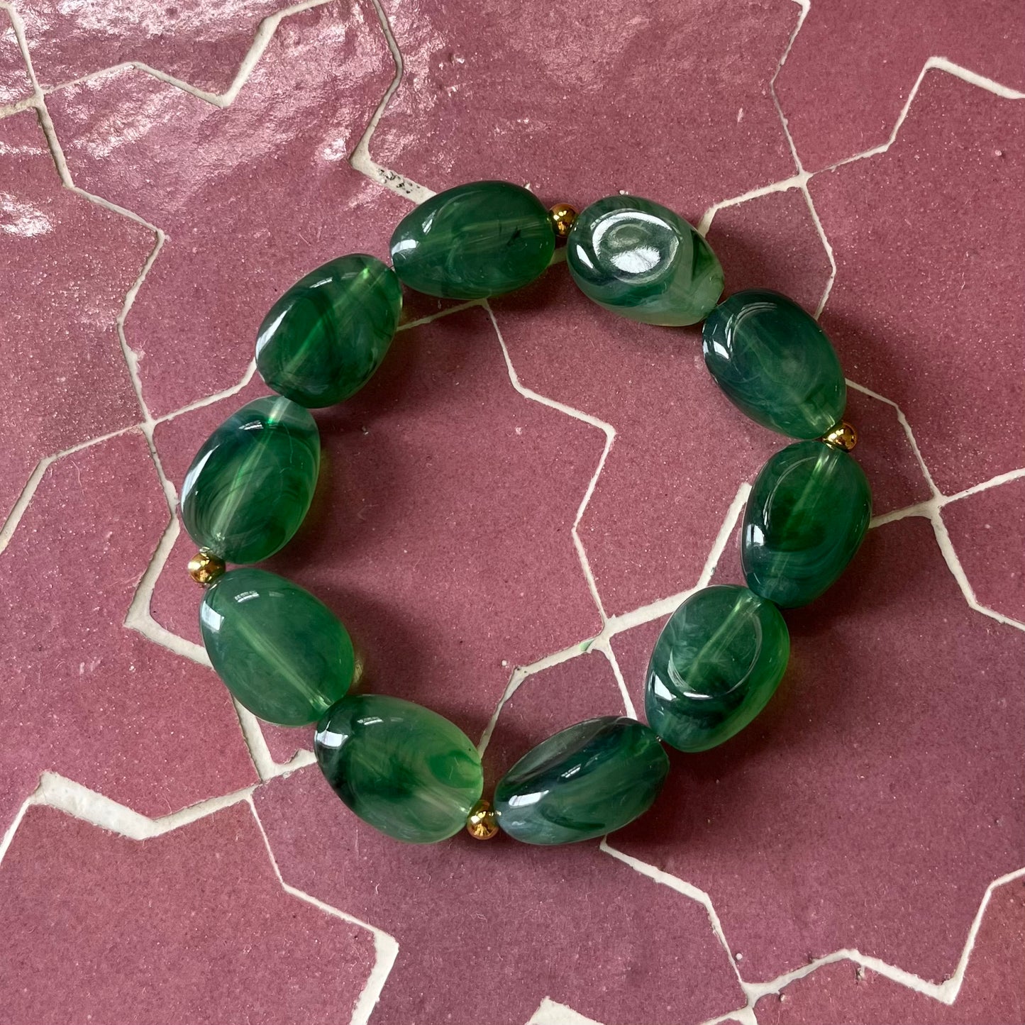 BRACELET BOUGAINVILLIER - VERT