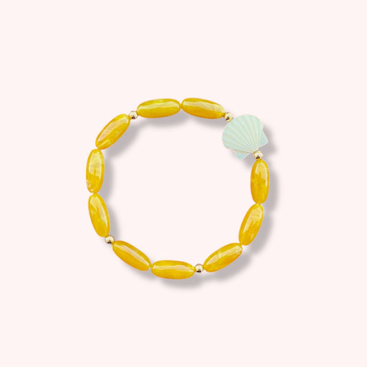BRACELET COQUILLAGE - MIEL