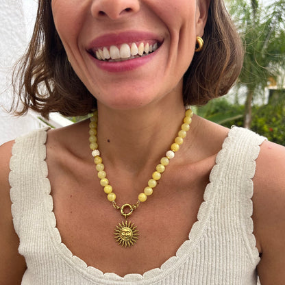 COLLIER SAILOR - JAUNE